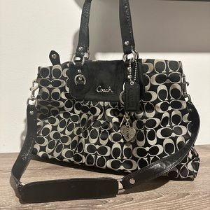 Coach hand bag - used